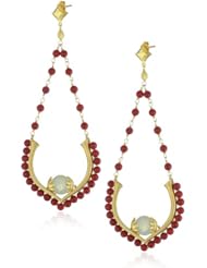 Azaara "Delicate" Corail Rouge Earrings