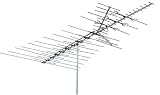 Channel Master 3671 HDTV VHF/UHF-FM Crossfire Antenna