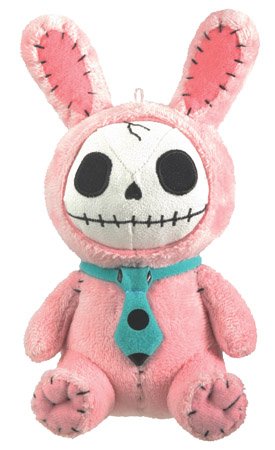 Plush Pink Bunny Collectible Doll Decoration Figurine Sculpture Statue