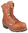 Wolverine Mens Gore-Tex Buckeye Logger Safety Toe - M/XW Brown Boots