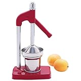 New Maxam Juicer With Stainless Steel Cup Red Powder Coated Base Handle Alu ....