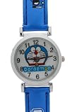 TimerMall OEM - Montre Enfants - Quartz - Synth??tique - Dorae cadran rond Bracelet bleu Cartoon analogique ??