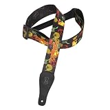 Levy's Leathers 2 Polyester Guitar Strap with Jimi Hendrix Design