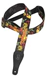 Levy's Leathers 2 Polyester Guitar Strap with Jimi Hendrix Design