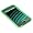 Apple iPod Touch 8GB 16GB Accessory Kit -Transparent Green Crystal Snap-on Cover Case + Premium Reusable LCD Screen Protector with Lint Cleaning Cloth By Ikross