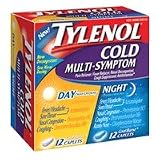 Tylenol Cold Multi Symptom Day And Night Time CoolBurst Caplets - 12 Day / Night