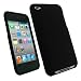igadgitz Hartschalentasche Hardcase Tasche Schutzh&uuml;lle H&uuml;lle Etui Case in Schwarz und mit Beschichtung aus Kautschuk f&uuml;r Apple iPod Touch 4G 4. Gen Generation 8gb, 32gb & 64gb + Display Schutzfolie