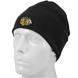 Reebok Chicago Blackhawks Black Scully Knit Beanie