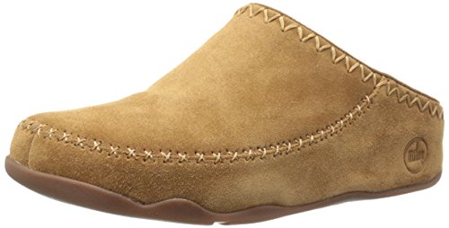 FitFlop Women's Gogh Moc Makizin Mule, Chestnut, 7 M US