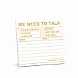 Knock Knock Sticky Notes: We Need To Talk (Pack of 8)