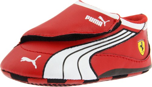 Puma Drift Cat 4 L SF Crib Sneaker (Infant/Toddler),Rosso Corsa/White/Black,5 M US Toddler