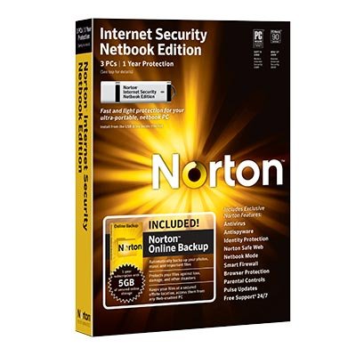 External hard drive:Norton Internet Security 2010 3 User Ne (Usb Drive) & Norton Online Backup 2.0