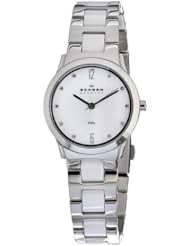 Skagen Womens C878SSXW Skagen Link Swarovski Crystal Watch