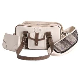 Jill-e 769374 Camera Leather Bag Small (Bone)