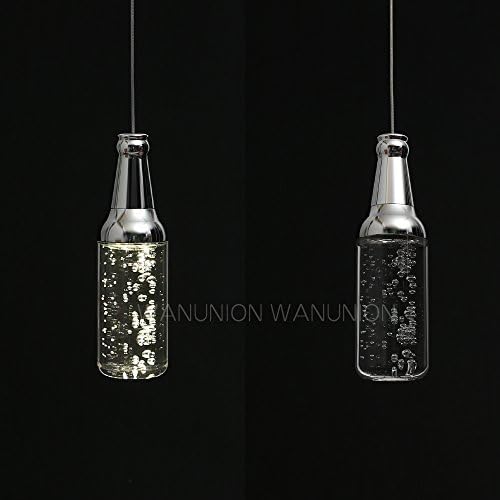 Modern Acrylic Pendant Lighting Ceiling Light Acrylic Lamp Wine Bottle Shape Pendant Lamp Light Fixture