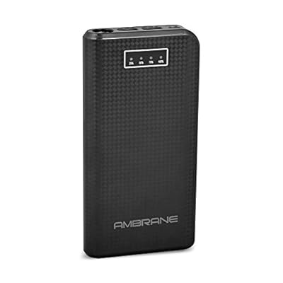 Ambrane Power Bank P-1640 (16000 mAh) Black