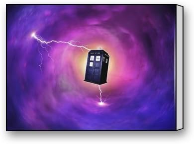 Funnyone Custom Modern Wall Art Decoration for Home Tardis Doctor Who Canvas Prints
