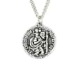 Sterling Silver "Saint Christopher" Medal by Bob Siemon, 20"