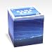 Blue Sea Note Cube 3.5 X 3.5 X 3.5 - (700 Blank Tear-off STICKY Sheets with Pen Hole), Made in USA of 100% Recycled Paper