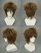 Naruto Kiba Inuzuka Short Brown Cosplay Wig