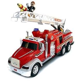 LARGE RC FIRE TRUCK SHOOTS WATER by Remote Control