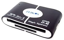 Zeikos 57-in-1 USB 2.0 Flash Memory Card Reader ZE-CR201