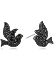 Betsey Johnson "Iconic Jet Setters" Bird Stud Earrings
