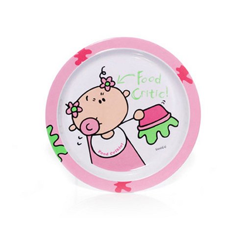 Childrens Toyshop   : Tommee Tippee Goochi Coo - Melamine Plate Girl