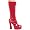 557Gina-Red Stretch Patent