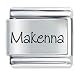 Name Makenna Italian Charms Bracelet Link