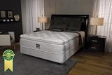 Serta Perfect Sleeper Amherst Drive Super Pillow Top Queen Set with Low-Profile Foundation