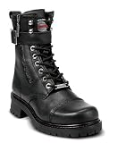 Milwaukee Motorcycle Clothing Company Boots Camp Size 11C Black Leather Men's Boots