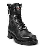 Milwaukee Motorcycle Clothing Company Boots Camp Size 10.5C Black Leather Men's Boots