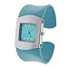 Geneva Platinum Womens Colored Band Cuff Watch