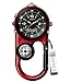 Sporting Goods : Angler II Black Dial Red Case Carabineer Clip