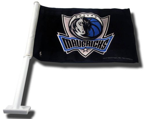 Dallas Mavericks Car Flag (Black)