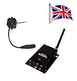 Electronics : 2.4G & 4 CHANNELS COLOUR WIRELESS PINHOLE COLOUR SECURITY SPY CCTV CAMERA BLACK