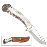 Silver Stag Big Gamer Hunting Hook Knife