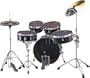 RT705HC 5pc Rhythm Traveler Drum Set Jet Black