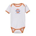 Gulp Bodysuit - White/ Orange