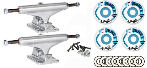 INDEPENDENT 149mm Skateboard TRUCKS 55mm CLICHE Wheels, Bearings PACKAGE reviews