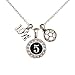 MadSportsStuff Custom Player ID Soccer Necklace (#5, One Size)