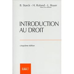 Introduction au droit (ancienne �dition)
