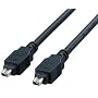 ELECOM �t�F���C�g����IEEE1394[4pin-4pin]�P�[�u�� 1.0m IE-FS441