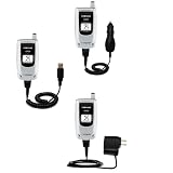 Deluxe Kit for the Samsung D357 includes a USB cable with Car and Wall Charger - Gomadic Brand w/ TipExchange Technology