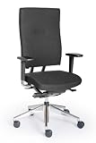 Rohde und Grahl xpendo Ergonomischer B&uuml;rodrehstuhl, Bezug schwarz, mit Armlehnen