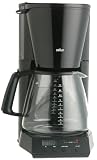 Braun KF180-BLK FlavorSelect 12-Cup Coffeemaker, Black
