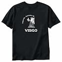 T-Shirt Black " Virgo " Zodiac