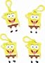 SpongeBob Backpack Clips (4 count)