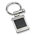 Apparel : Stainless Steel Black Carbon Fiber Key Chain